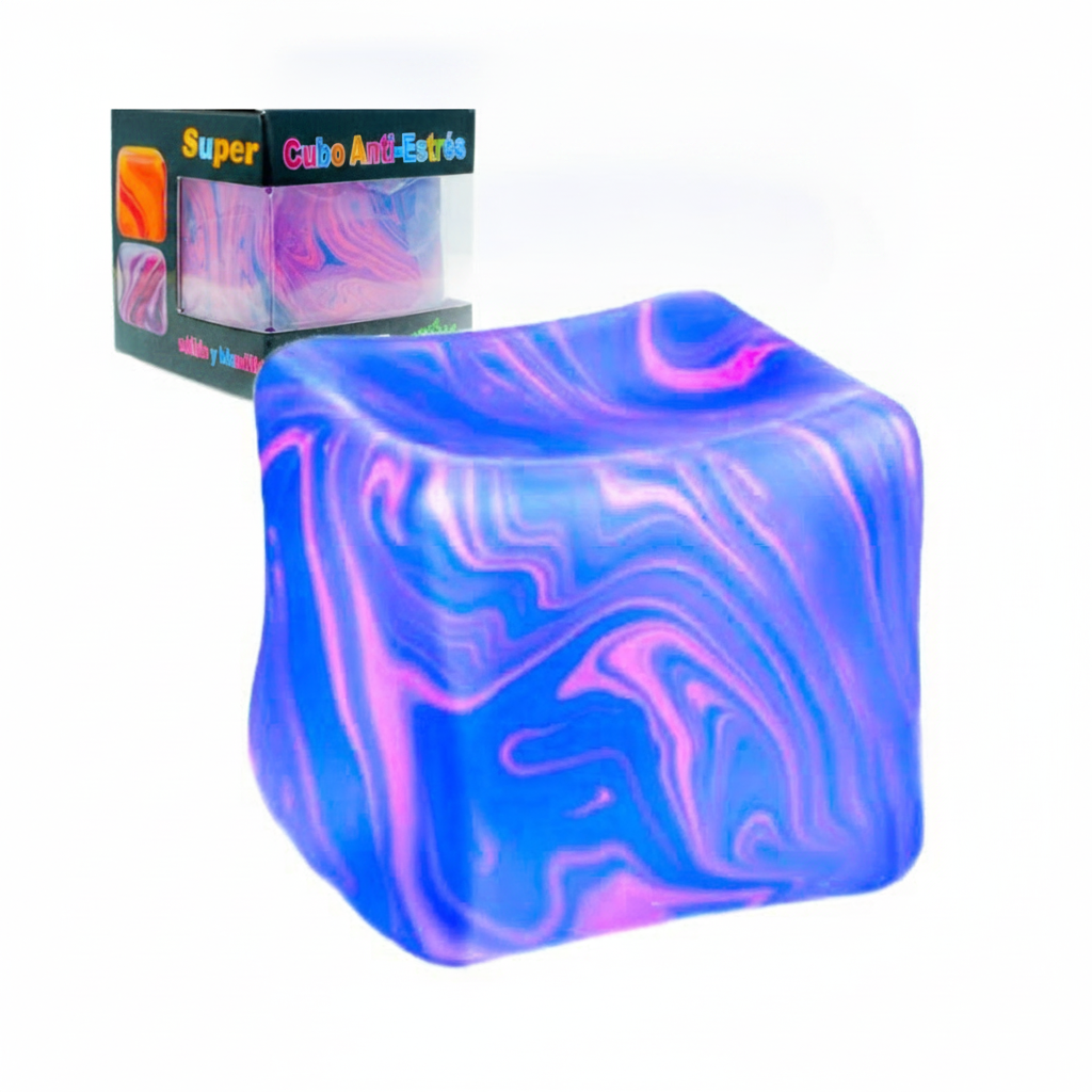 Juguete Antiestres Squish Cubo y Figuras de TPR - 5