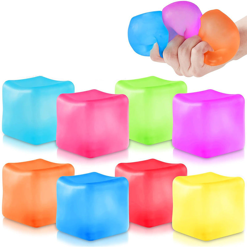 Juguete Antiestres Squish Cubo y Figuras de TPR