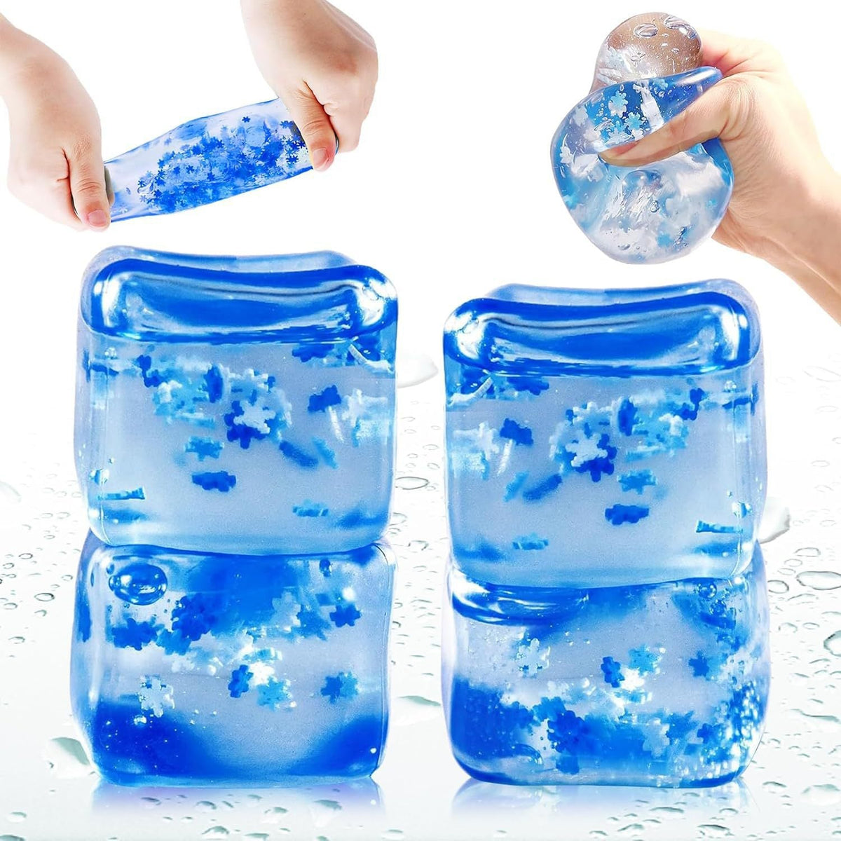 Juguete Antiestres Squish Cubo y Figuras de TPR