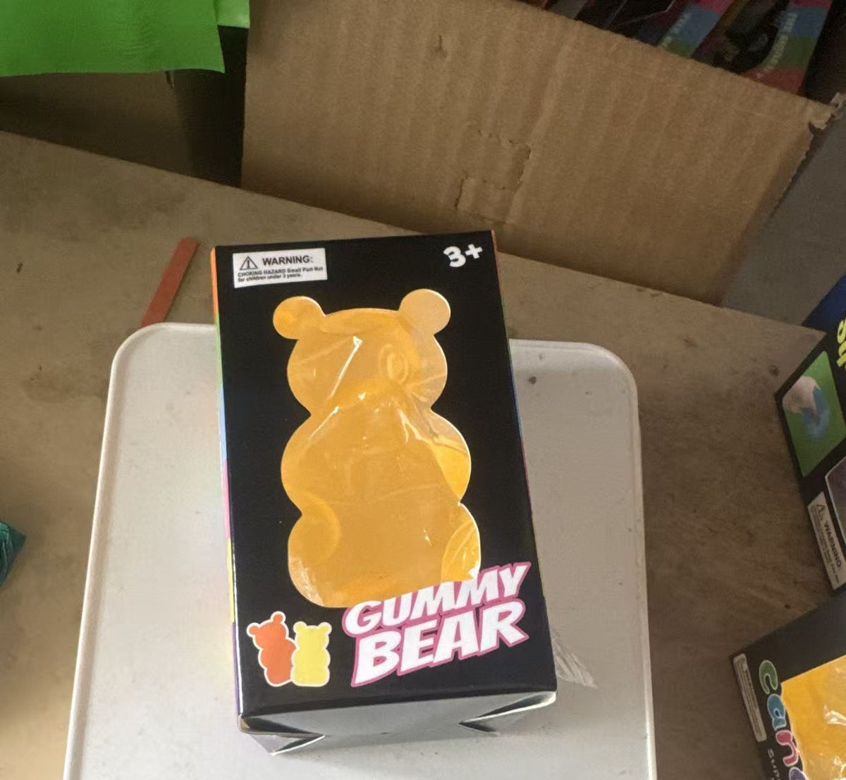 Juguete Antiestres Squish Cubo y Figuras de TPR