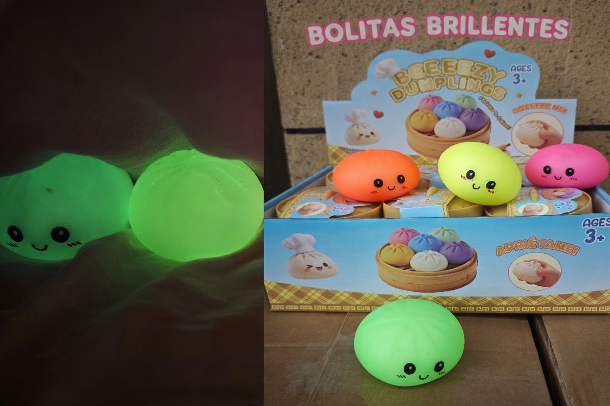 Juguete Antiestés Bun Apretable de TPR con Diseños Variados