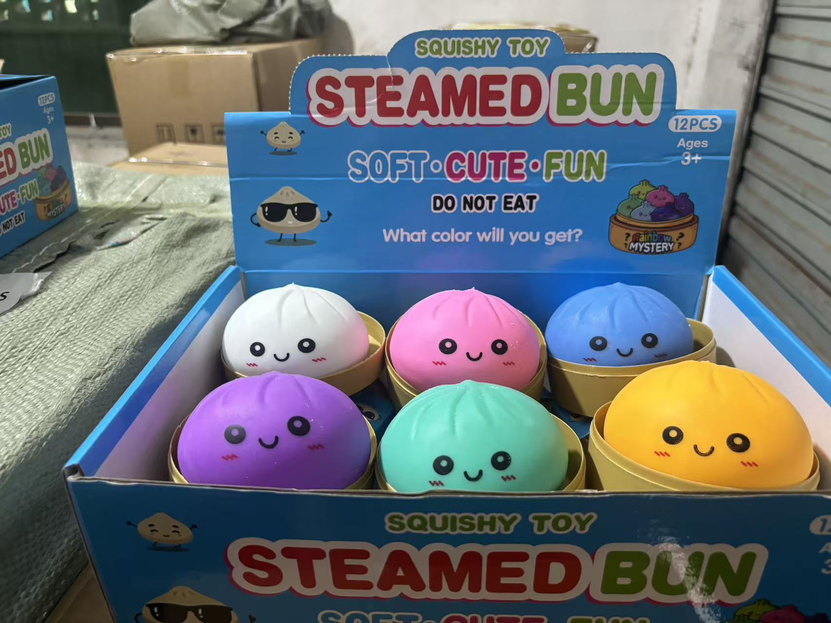 Juguete Antiestés Bun Apretable de TPR con Diseños Variados