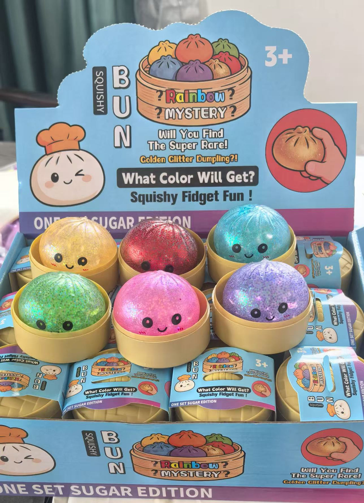 Juguete Antiestés Bun Apretable de TPR con Diseños Variados