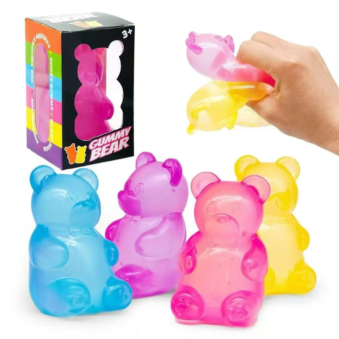 Juguete Antiestés Bun Apretable de TPR con Diseños Variados