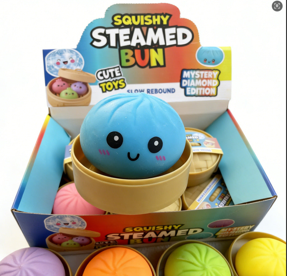 Juguete Antiestés Bun Apretable de TPR con Diseños Variados
