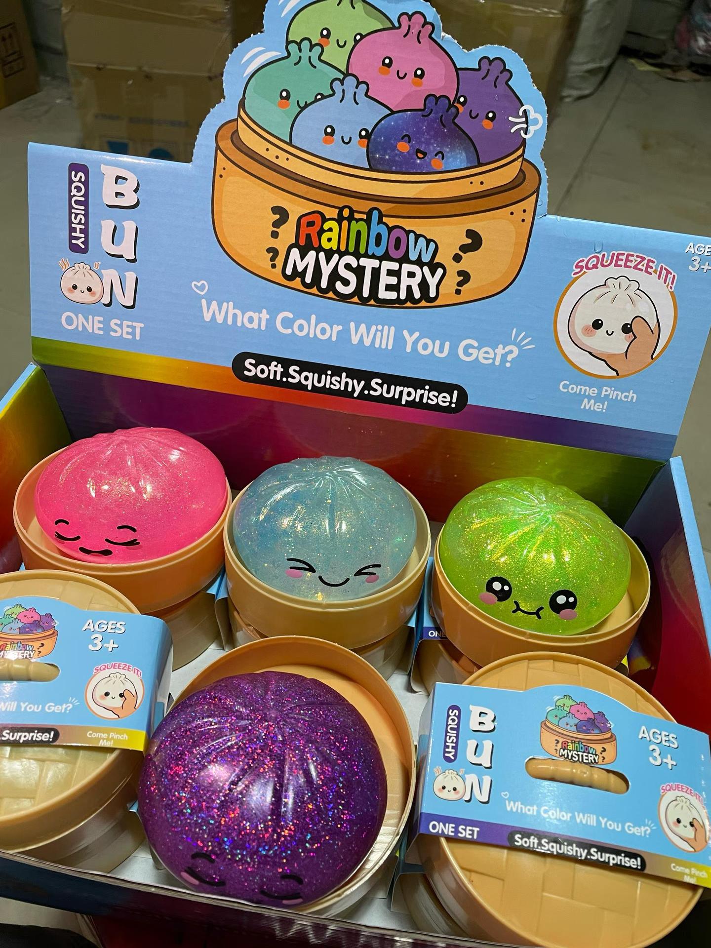 Juguete Antiestés Bun Apretable de TPR con Diseños Variados