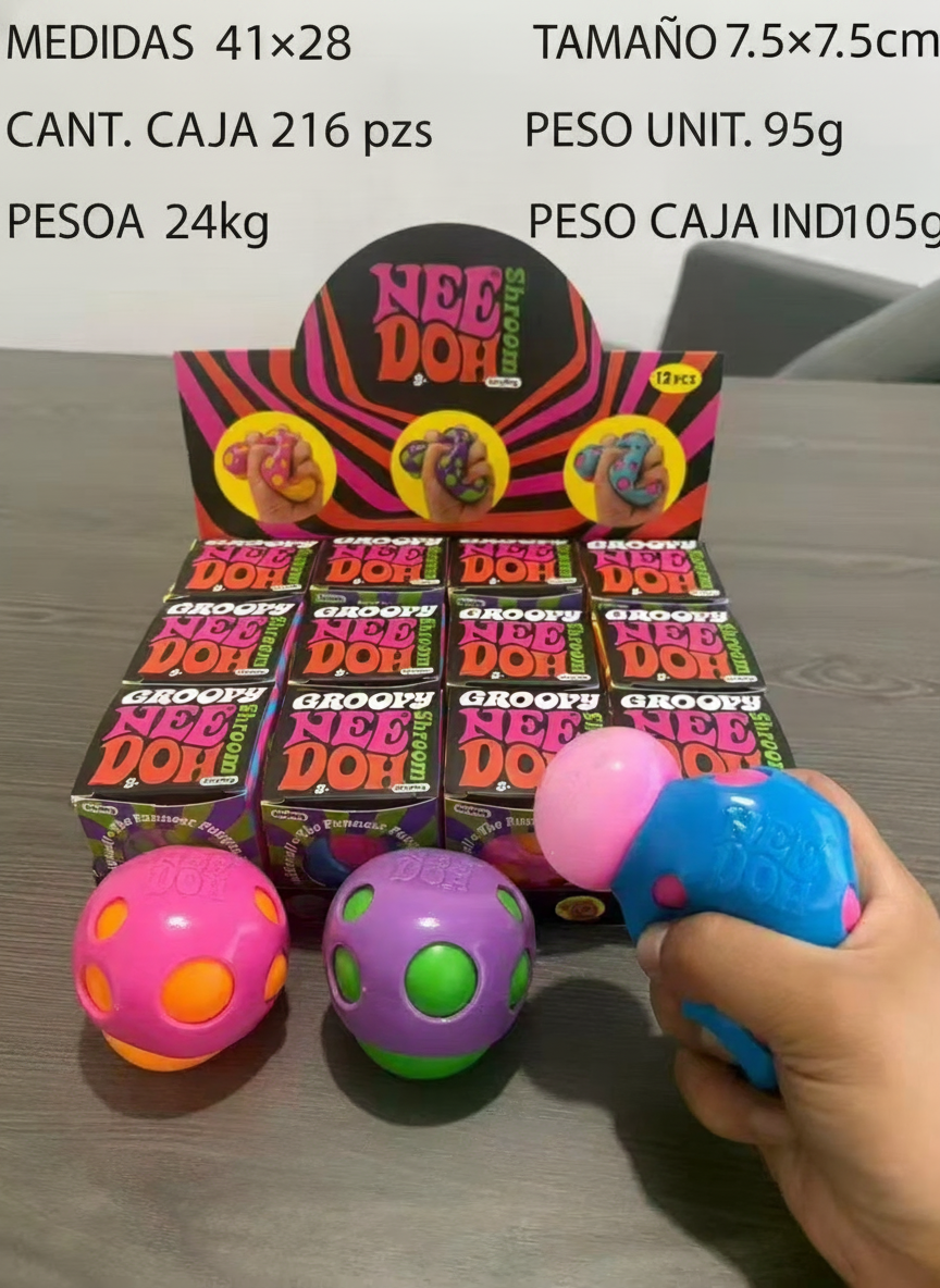 Juguete Antiestés Bun Apretable de TPR con Diseños Variados