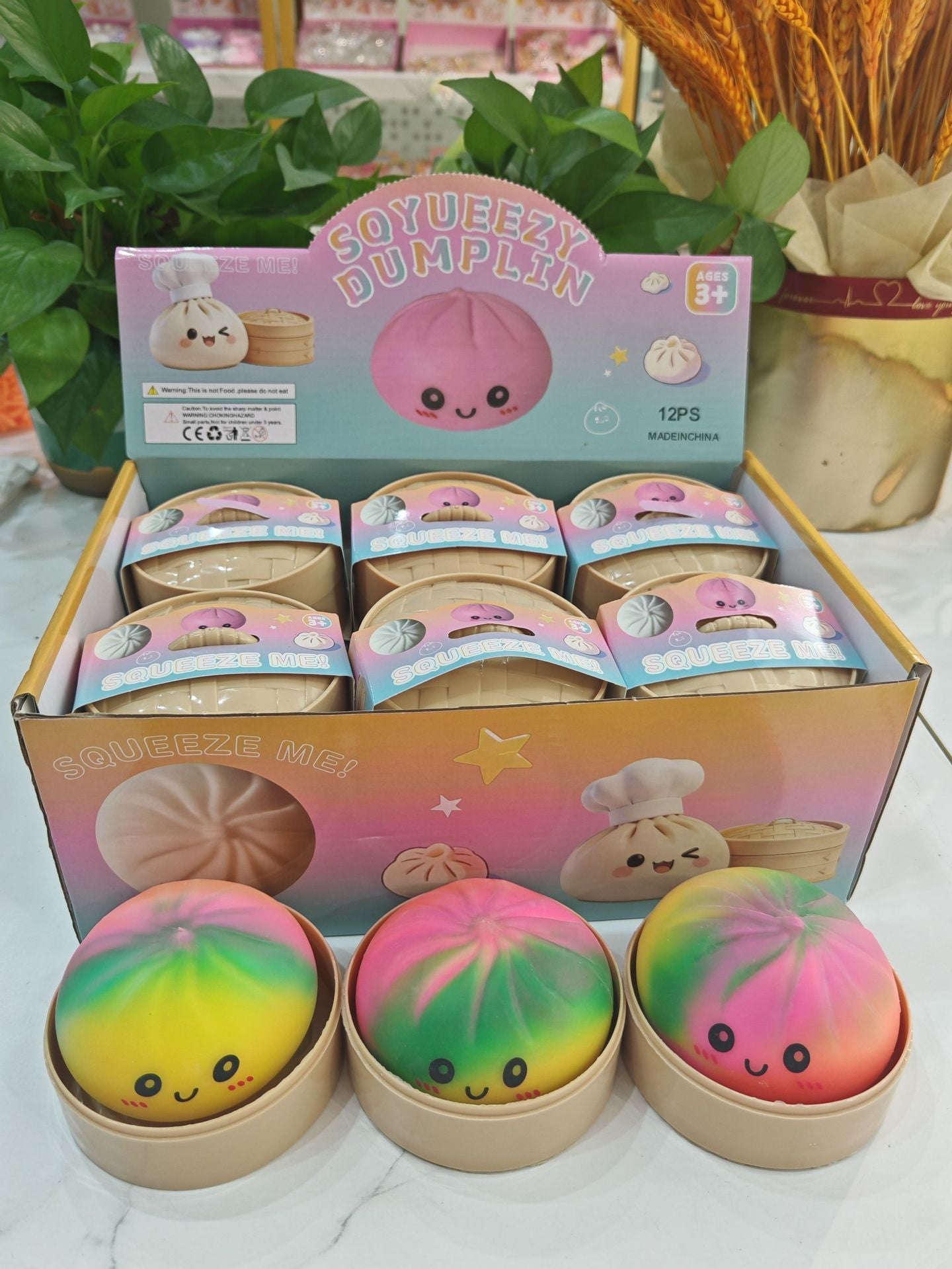 Juguete Antiestés Bun Apretable de TPR con Diseños Variados