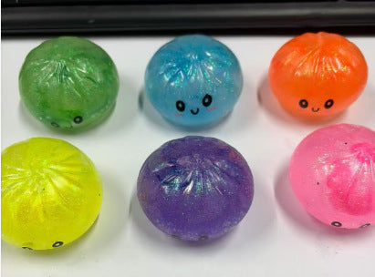 Juguete Antiestés Bun Apretable de TPR con Diseños Variados