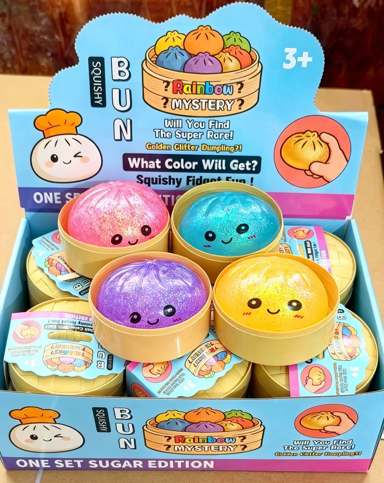 Juguete Antiestés Bun Apretable de TPR con Diseños Variados