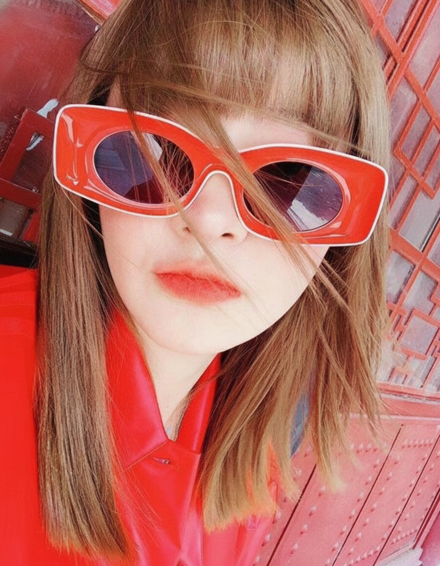 Lentes de sol cuadrados candy color UV400 unisex - 11