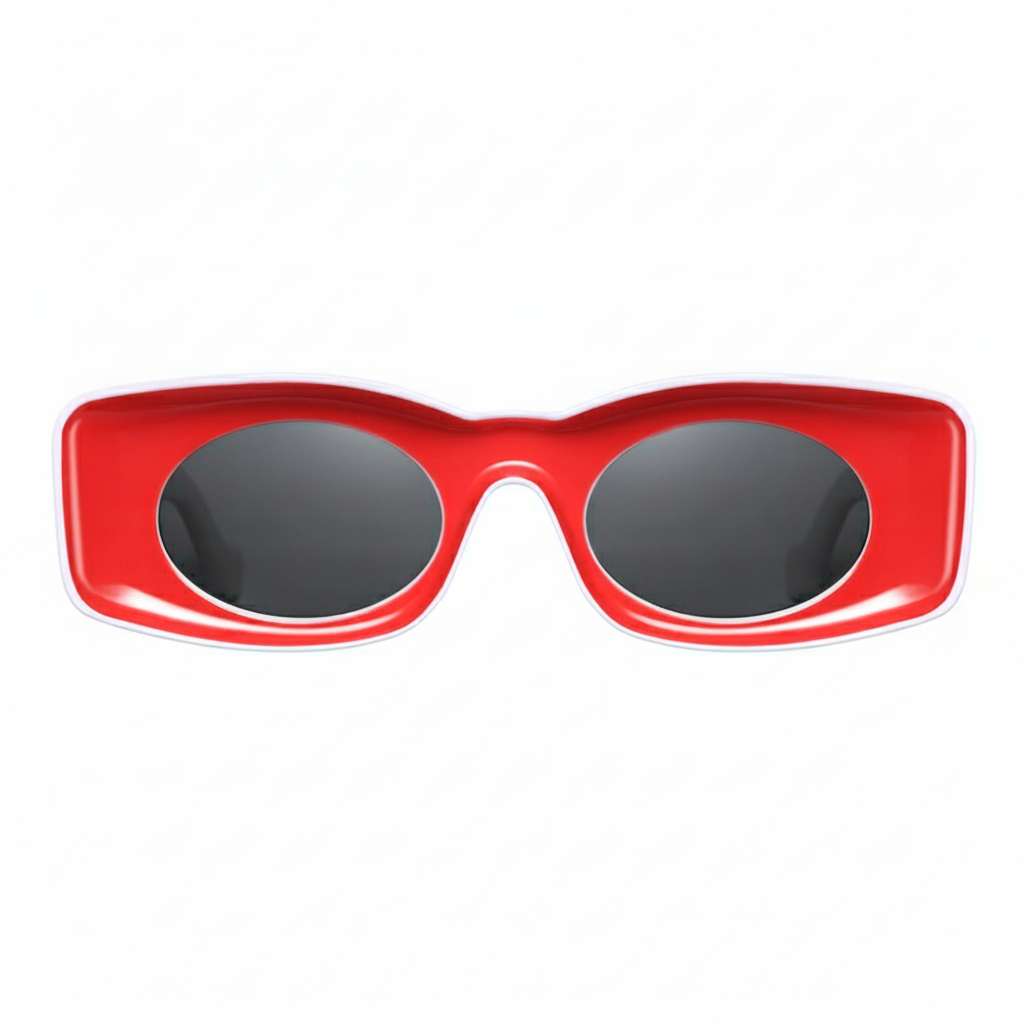 Lentes de sol cuadrados candy color UV400 unisex - 2