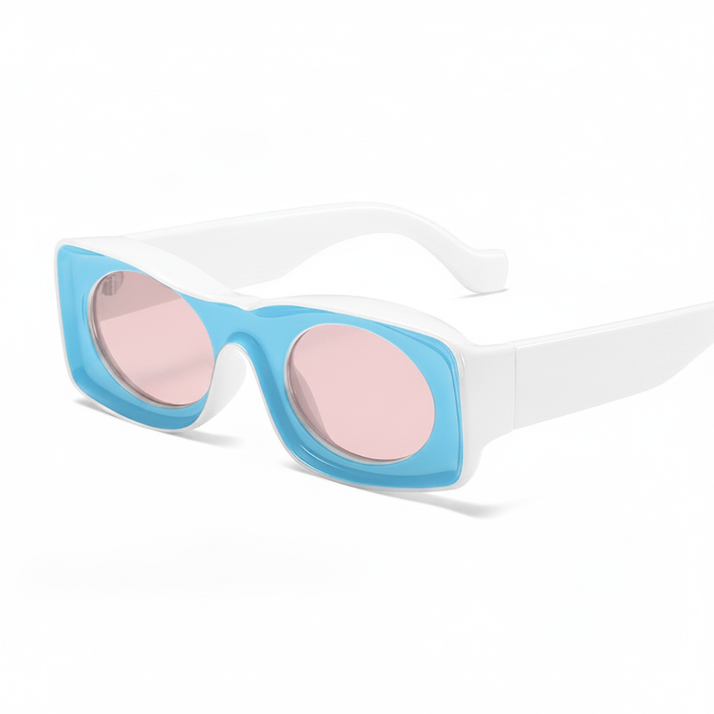 Lentes de sol cuadrados candy color UV400 unisex - 5
