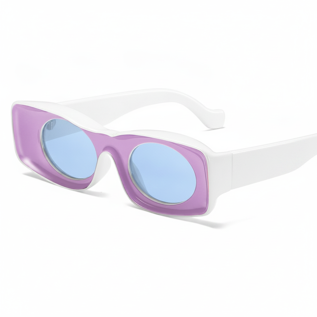 Lentes de sol cuadrados candy color UV400 unisex - 6