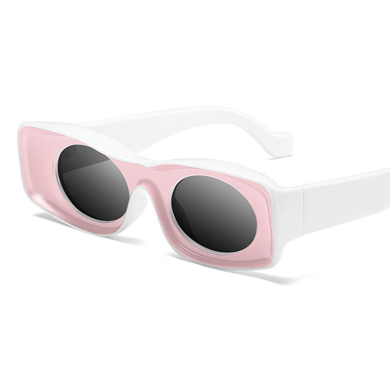 Lentes de sol cuadrados candy color UV400 unisex