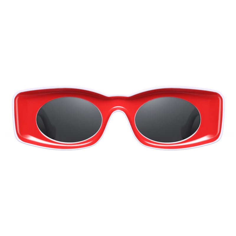 Lentes de sol cuadrados candy color UV400 unisex