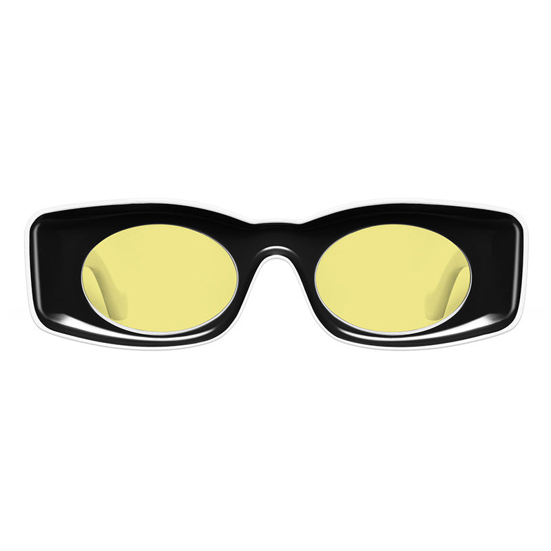 Lentes de sol cuadrados candy color UV400 unisex