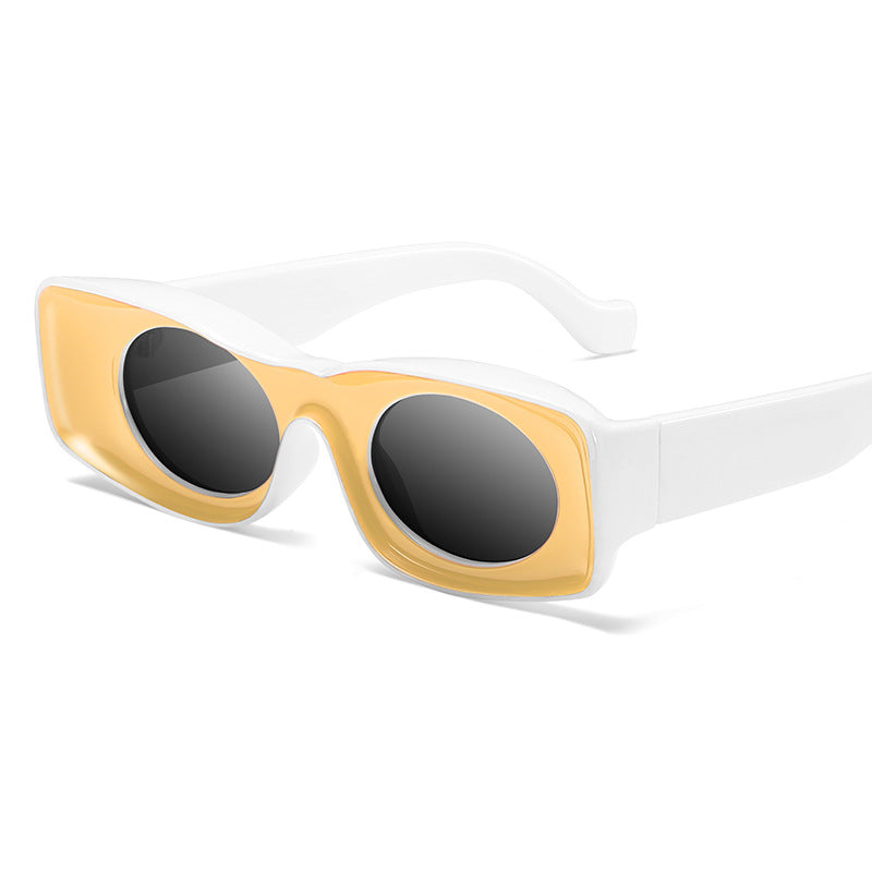 Lentes de sol cuadrados candy color UV400 unisex