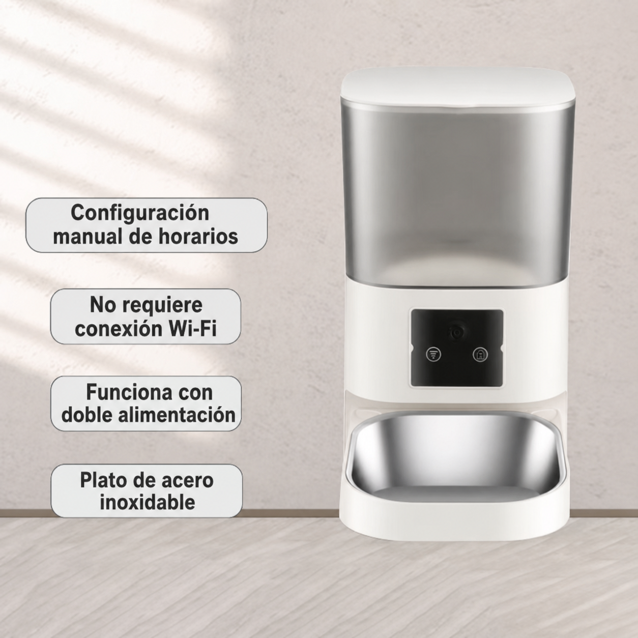Comedero Automático Inteligente para Gatos y Perros