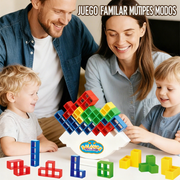 Juego de Equilibrio Tipo Tetris Apilable 16-64 pzas - 1