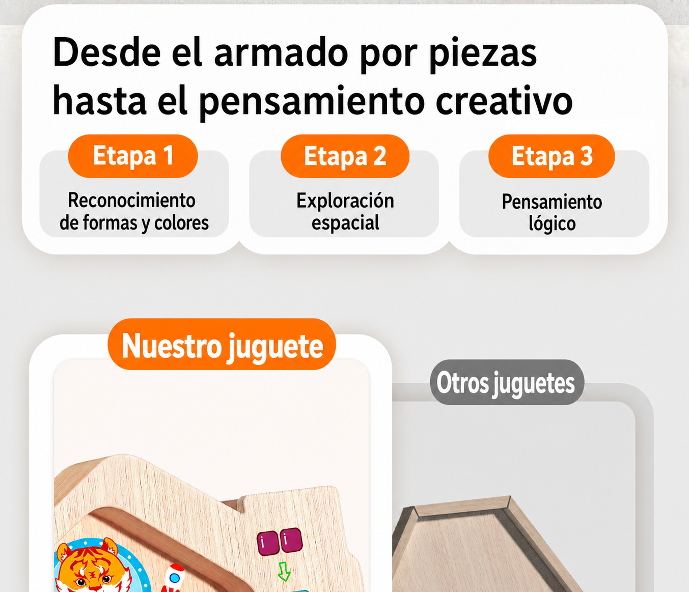 Bloques Magnéticos Tetris de Madera para Niños 4-6 Años - 13