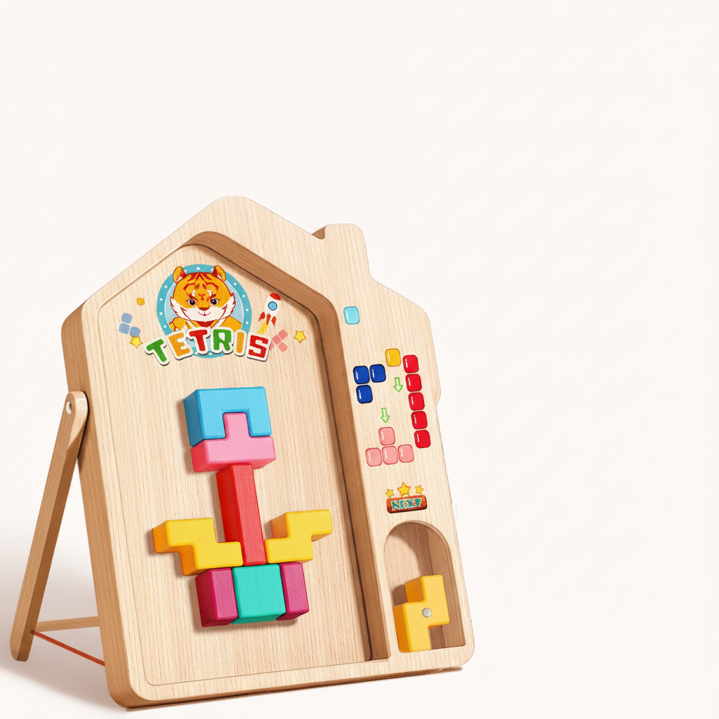 Bloques Magnéticos Tetris de Madera para Niños 4-6 Años - 3