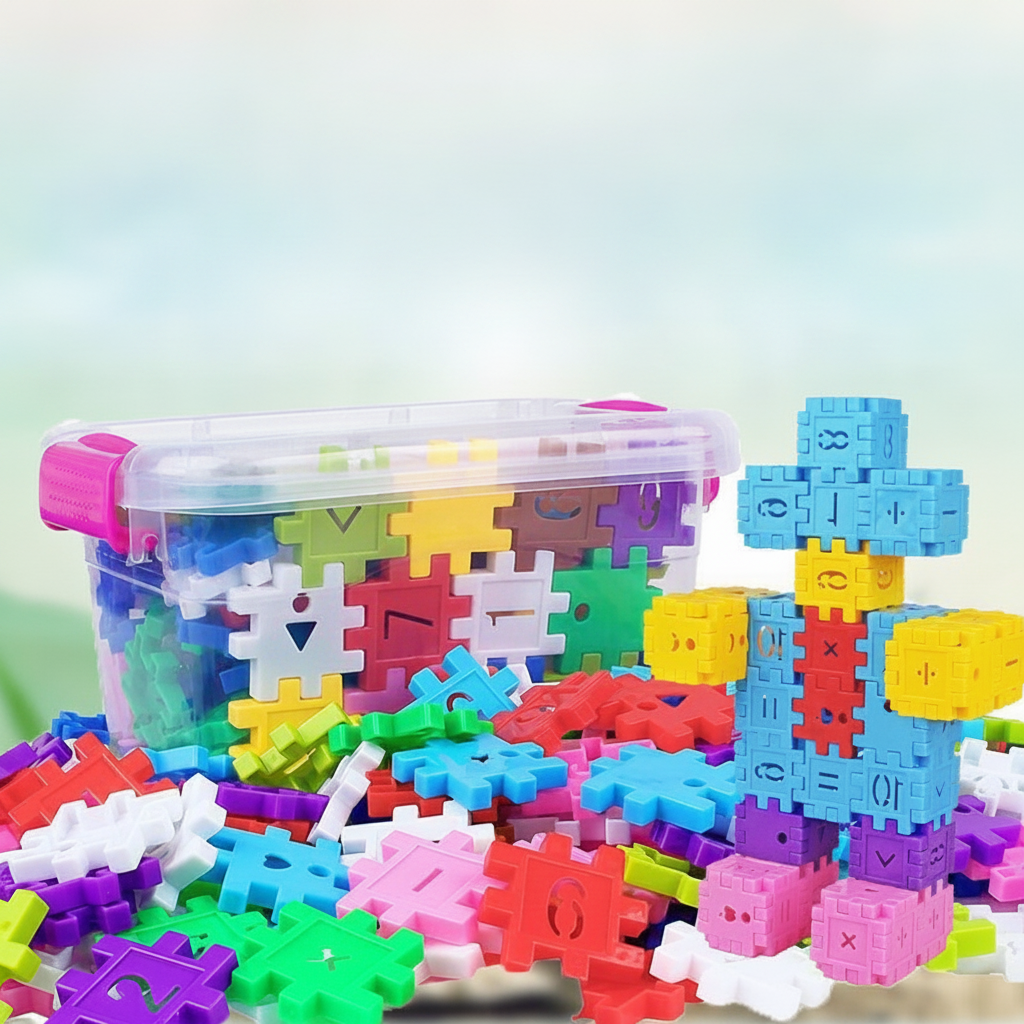 Bloques de Construcción con Números para Niños DIY - 1