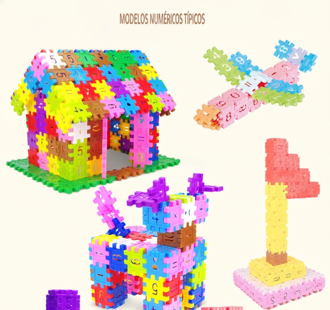 Bloques de Construcción con Números para Niños DIY - 11