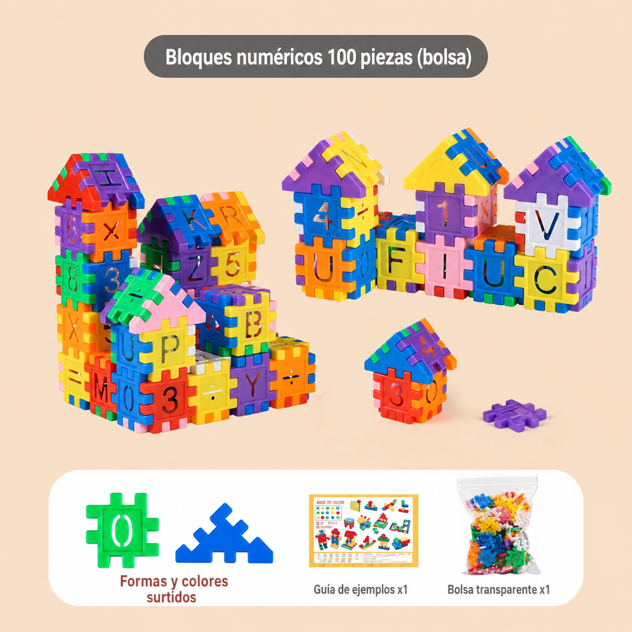 Bloques de Construcción con Números para Niños DIY - 5