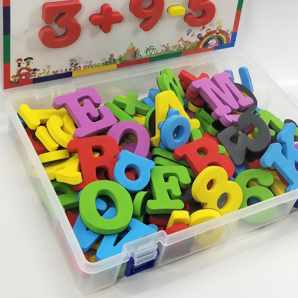 Letras y Números Magnéticos para Refrigerador Niños - 3