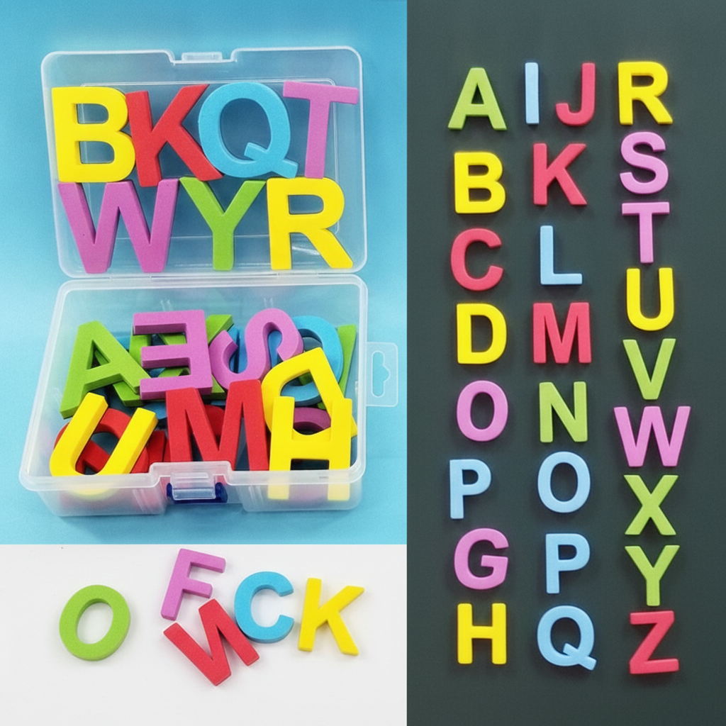 Letras y Números Magnéticos para Refrigerador Niños - 8