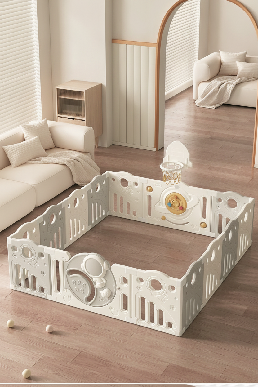 Corral de juego para bebé con accesorios - 10