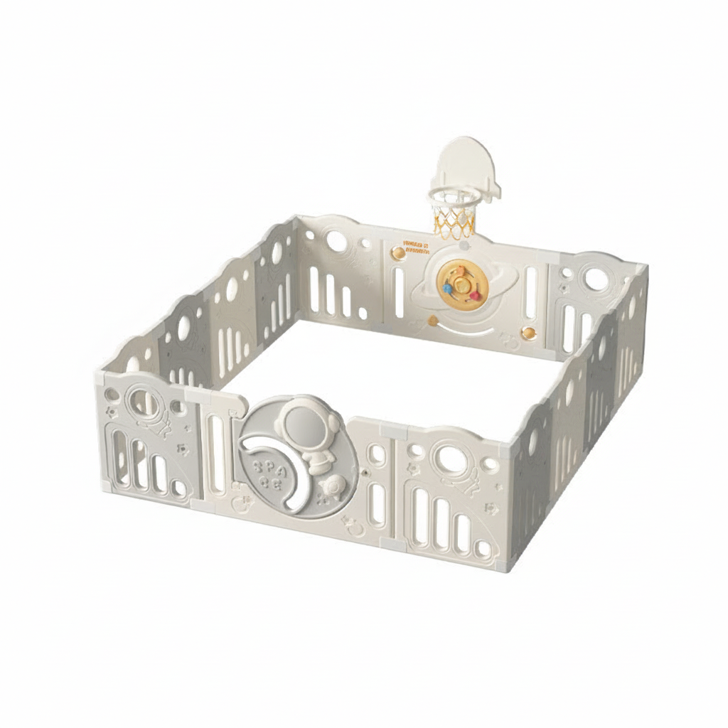 Corral de juego para bebé con accesorios - 4