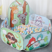 Alberca de pelotas plegable con tienda infantil - 1