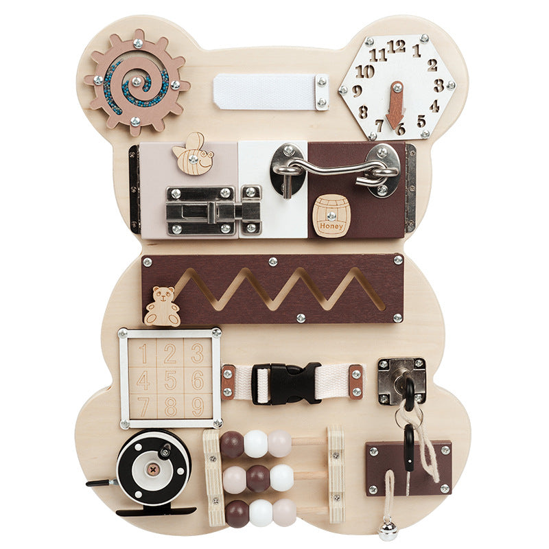Tablero Montessori de Madera para Niños 4-6 Años