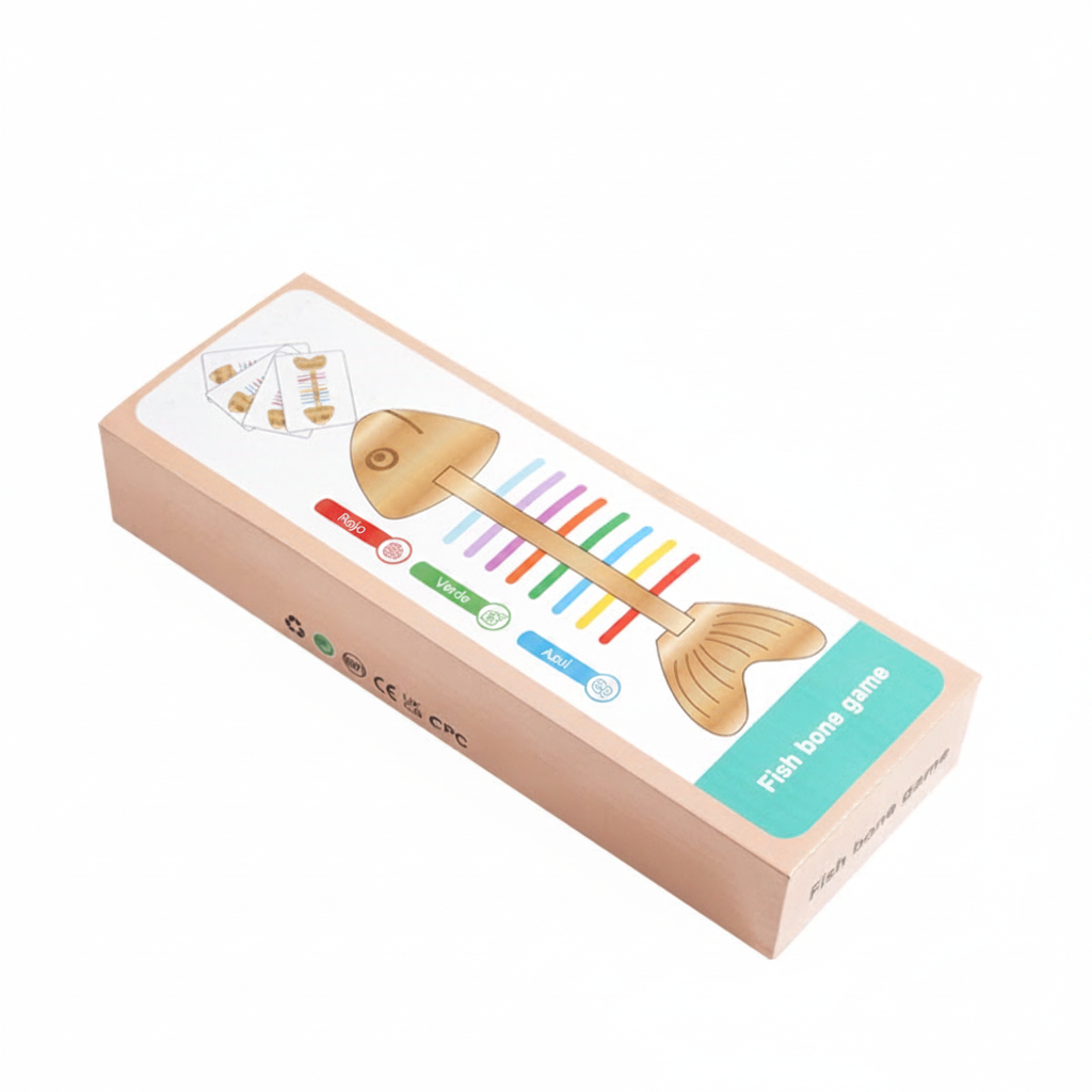 Juego Montessori de Espina de Pez para Colores - 4