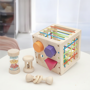 Juguete Montessori de madera encaja formas 15 cm - 1