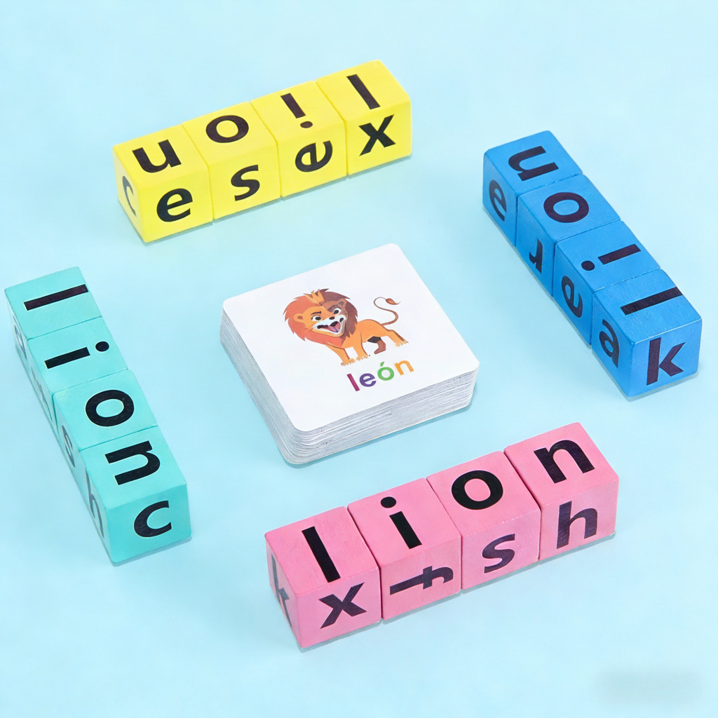 Bloques Montessori para aprender letras y palabras - 1