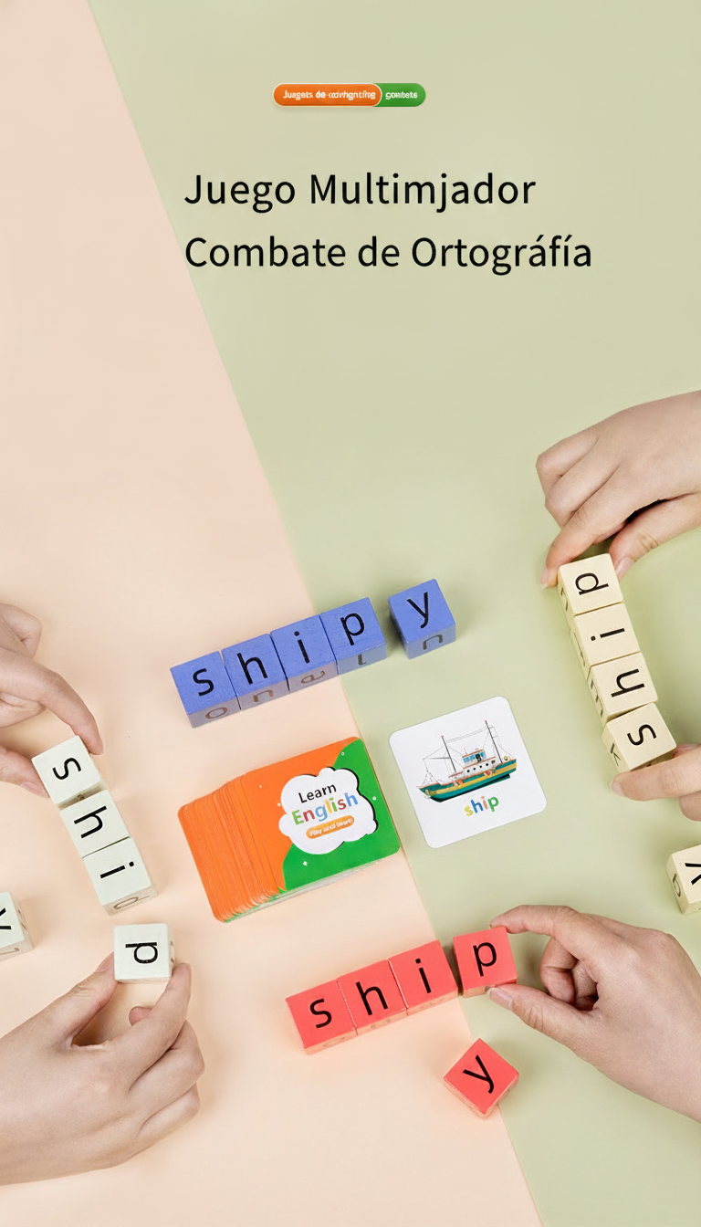 Bloques Montessori para aprender letras y palabras - 13