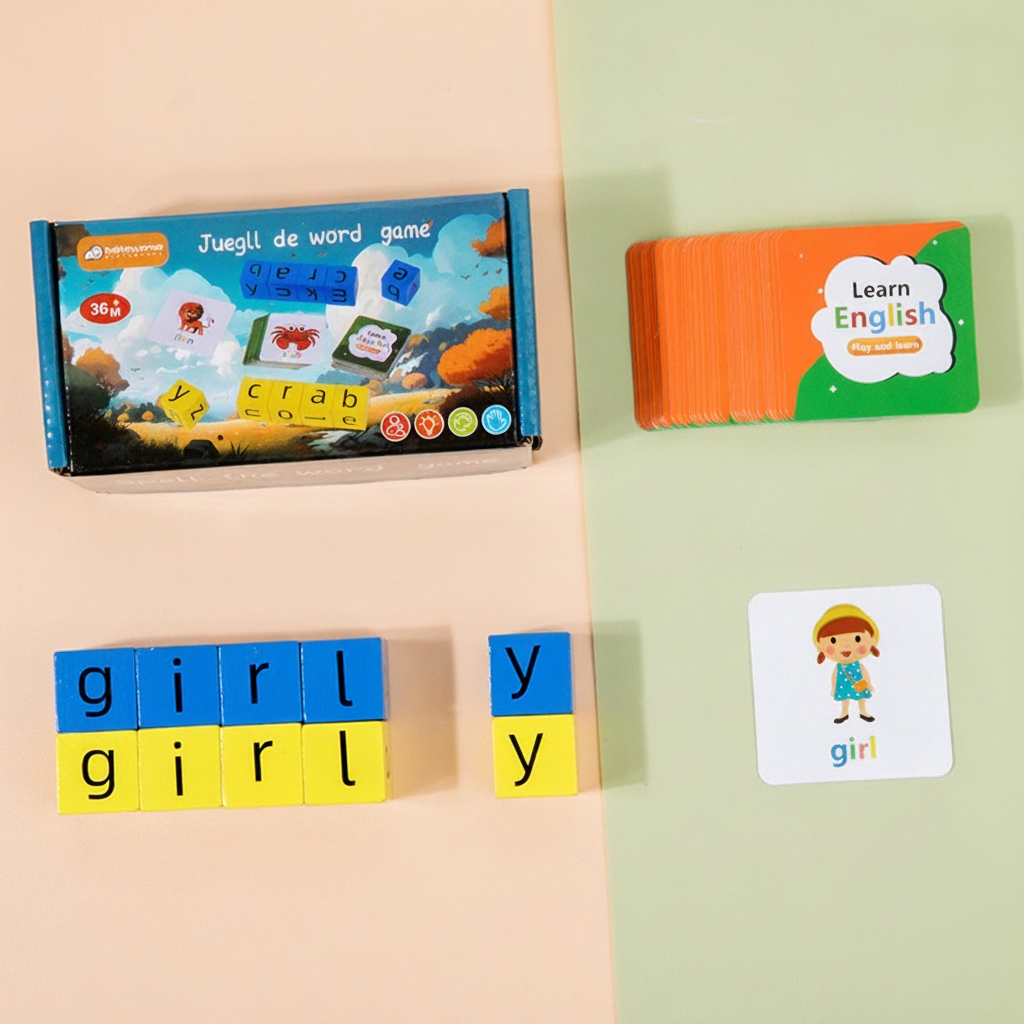 Bloques Montessori para aprender letras y palabras - 4