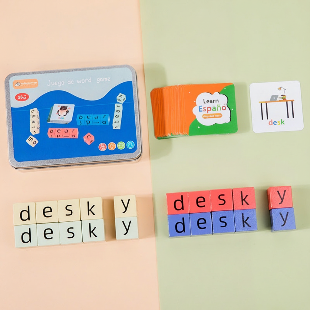 Bloques Montessori para aprender letras y palabras - 6