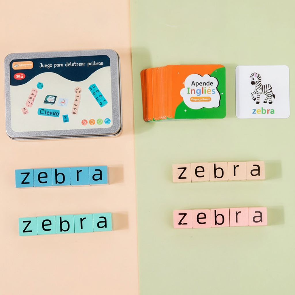 Bloques Montessori para aprender letras y palabras - 7