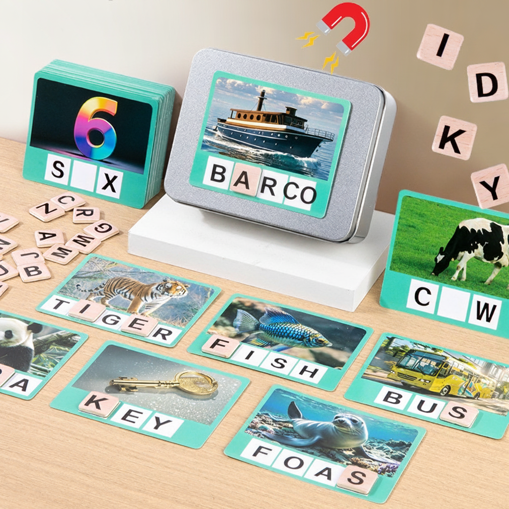 Bloques Montessori para aprender letras y palabras - 9