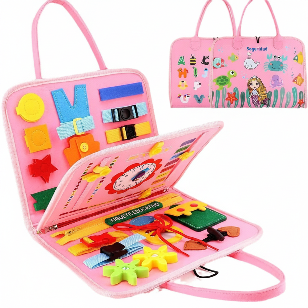 Tablero de Fieltro Montessori para Niños 3-6 Años - 11