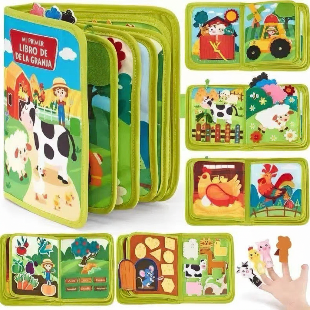 Tablero de Fieltro Montessori para Niños 3-6 Años - 2