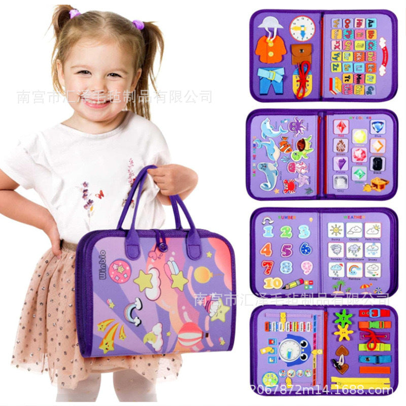 Tablero de Fieltro Montessori para Niños 3-6 Años - 3