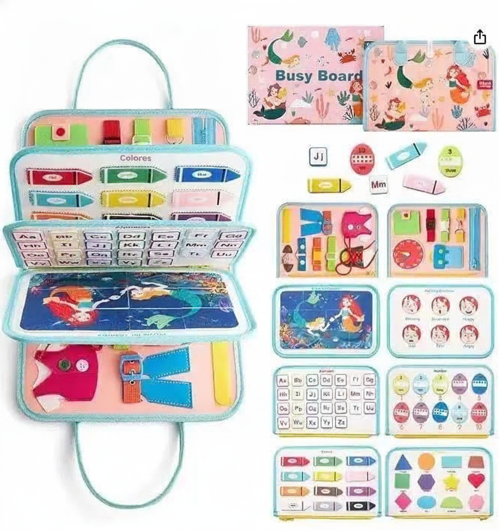 Tablero de Fieltro Montessori para Niños 3-6 Años - 6
