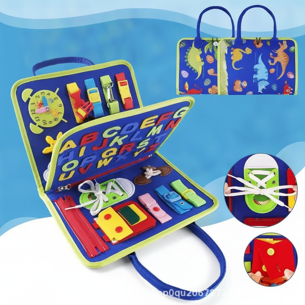 Tablero de Fieltro Montessori para Niños 3-6 Años