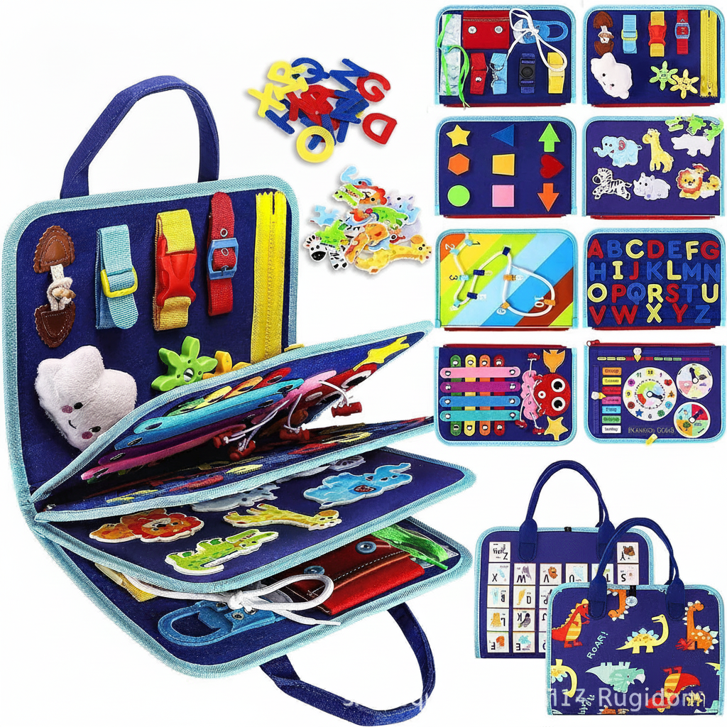 Tablero de Fieltro Montessori para Niños 3-6 Años