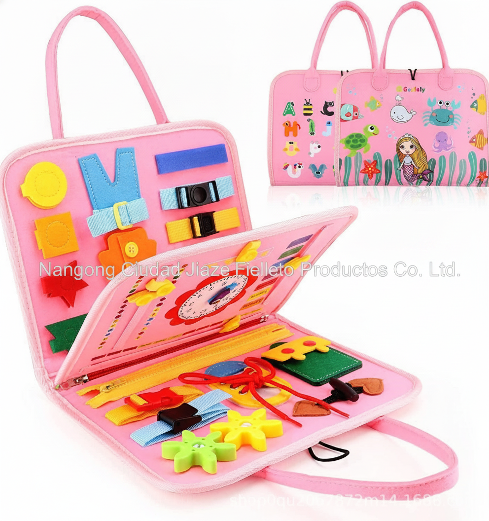 Tablero de Fieltro Montessori para Niños 3-6 Años